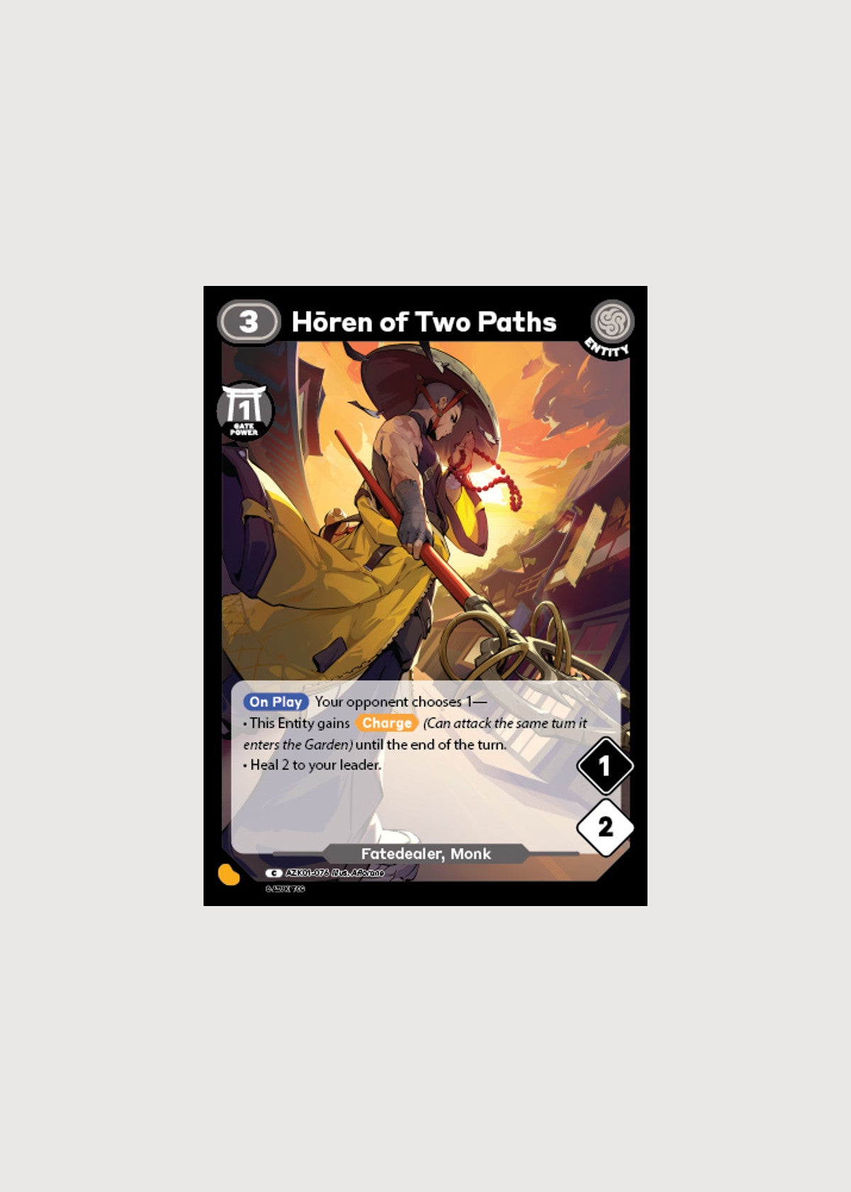 Hōren of Two Paths AZK01-076, Common, Gates Awakened
