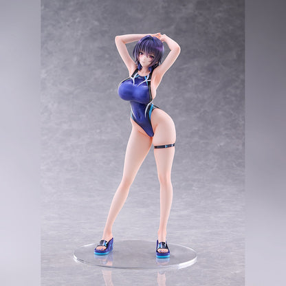 (Pre-Order) AMAKUNI: Swimsuit Silhouette - Kasumi Kenzaki Swimsuit Ver. Design by Halcon 1/7 Scale Figure