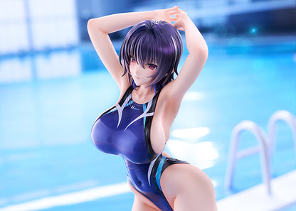 (Pre-Order) AMAKUNI: Swimsuit Silhouette - Kasumi Kenzaki Swimsuit Ver. Design by Halcon 1/7 Scale Figure
