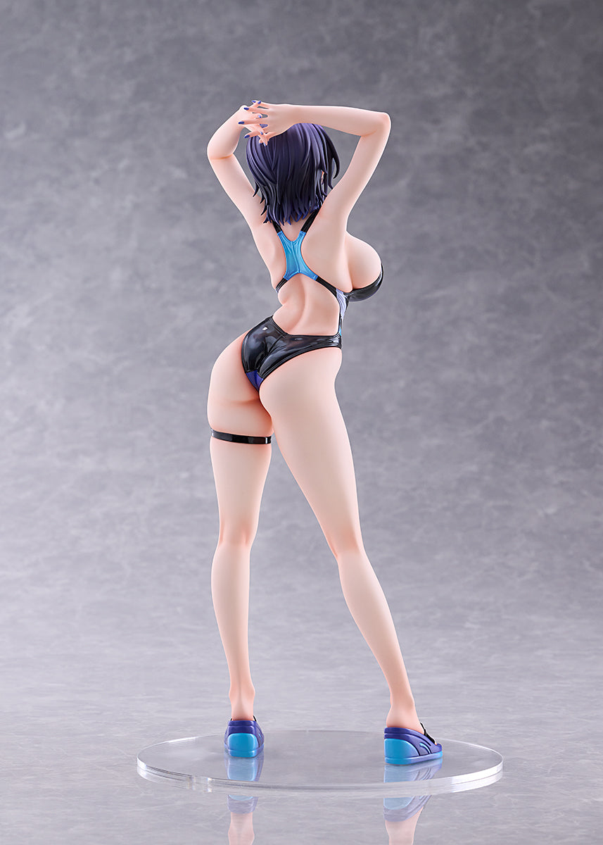 (Pre-Order) AMAKUNI: Swimsuit Silhouette - Kasumi Kenzaki Swimsuit Ver. Design by Halcon 1/7 Scale Figure