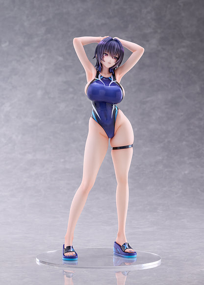(Pre-Order) AMAKUNI: Swimsuit Silhouette - Kasumi Kenzaki Swimsuit Ver. Design by Halcon 1/7 Scale Figure
