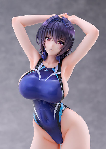 (Pre-Order) AMAKUNI: Swimsuit Silhouette - Kasumi Kenzaki Swimsuit Ver. Design by Halcon 1/7 Scale Figure
