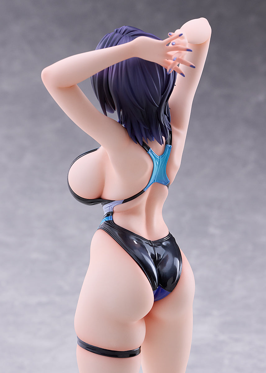 (Pre-Order) AMAKUNI: Swimsuit Silhouette - Kasumi Kenzaki Swimsuit Ver. Design by Halcon 1/7 Scale Figure