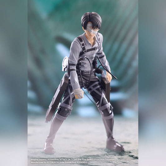 (Pre-Order) Kotobukiya: Attack on Titan: The Final Season - Levi Ackerman The Final Season Ver. OSHI WORKS Figure