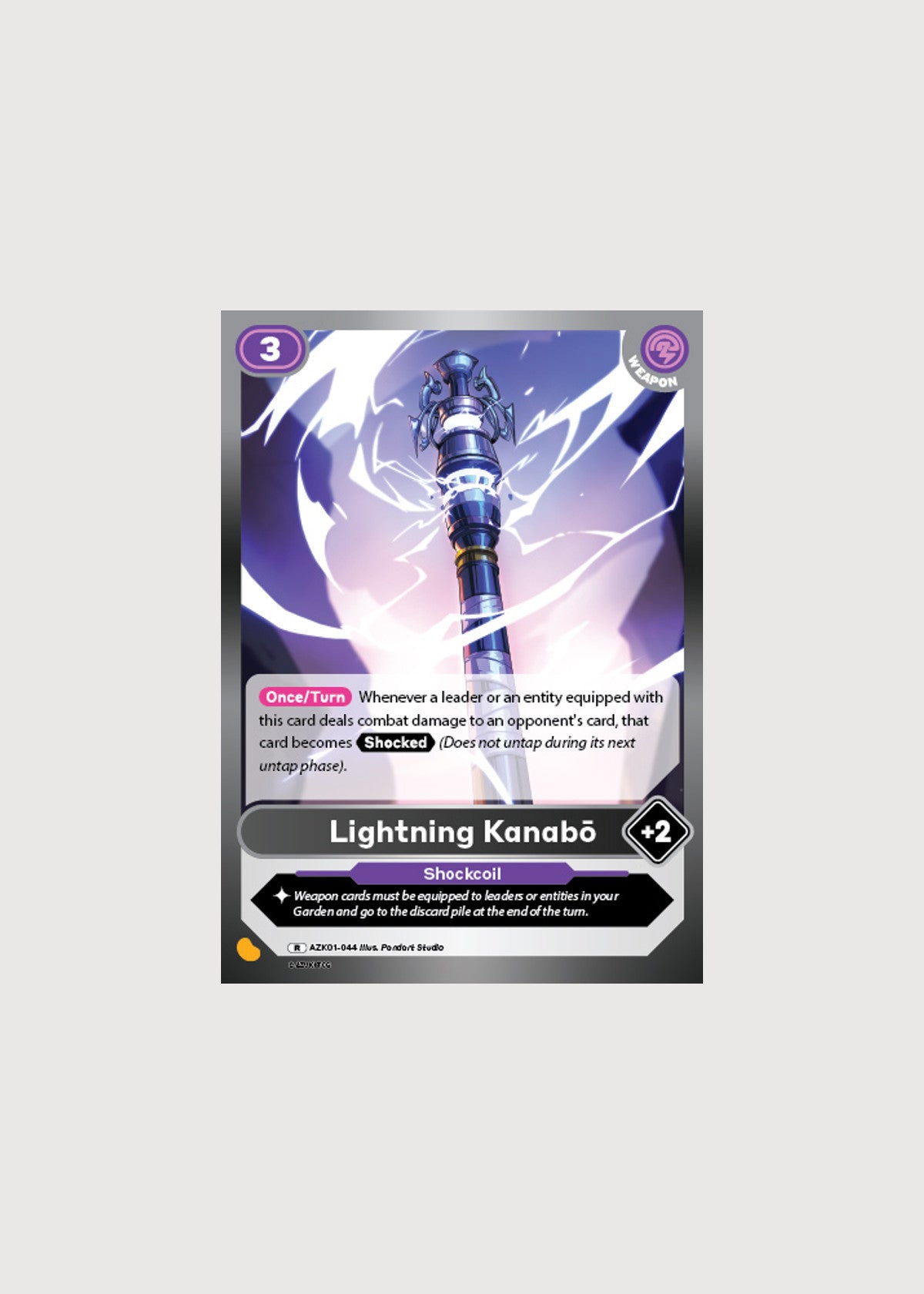 Lightning Kanabō AZK01-044, Rare, Gates Awakened