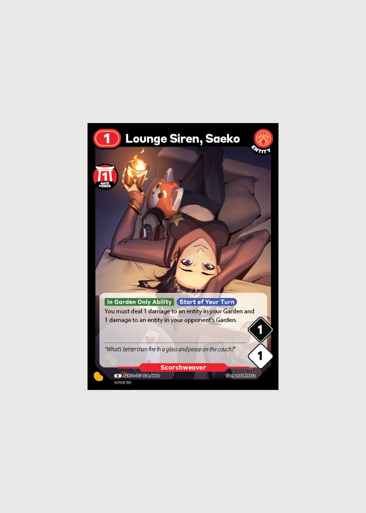 Lounge Siren, Saeko AZK01-057, Common, Gates Awakened