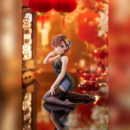 (Pre-Order) Taito: A Certain Scientific Railgun - Mikoto Misaka Chinese Dress Ver. Renewal Desktop Cute Figure