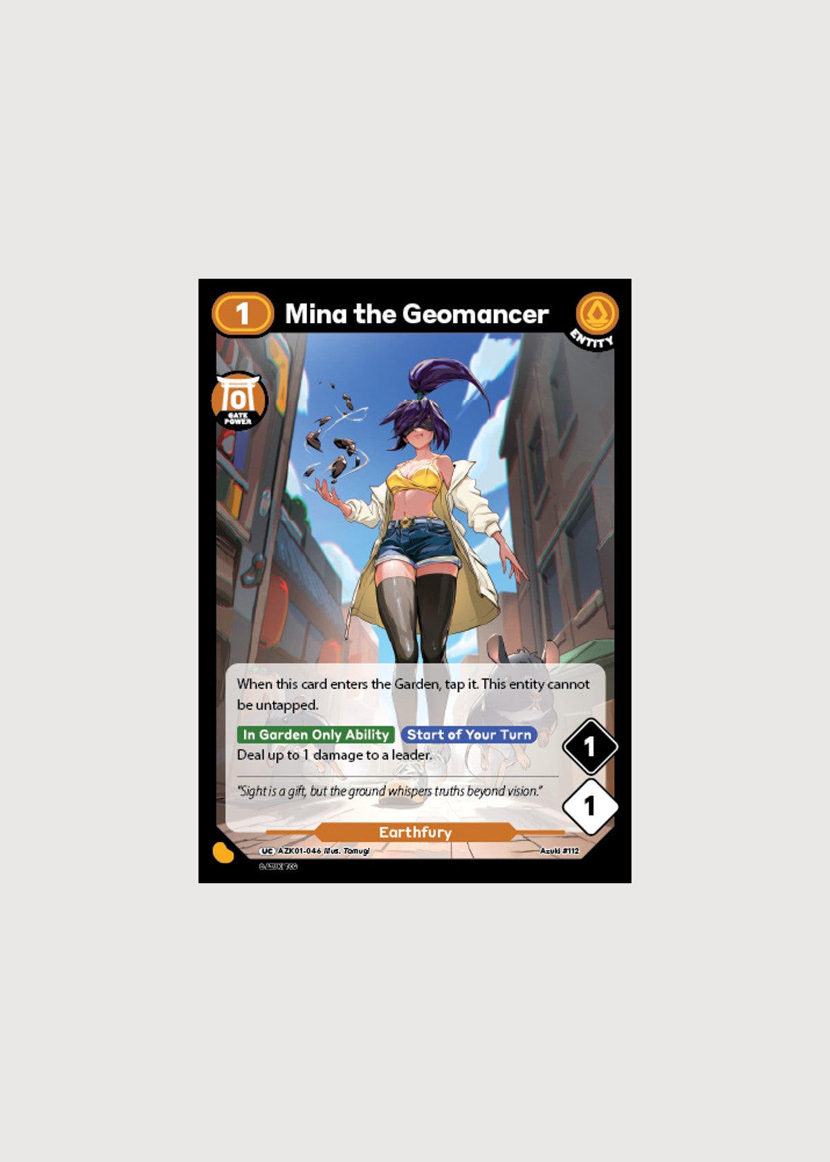 Mina the Geomancer AZK01-046, Uncommon, Gates Awakened