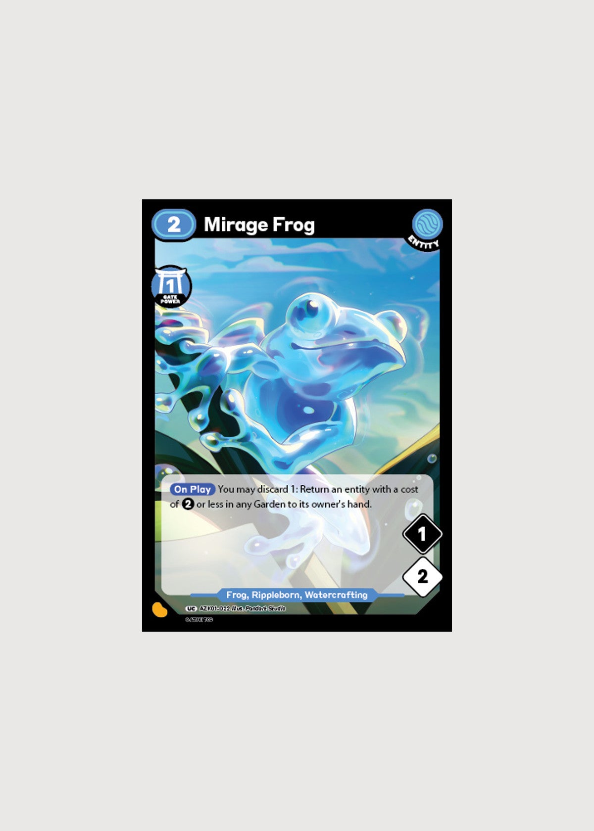 Mirage Frog AZK01-022, Uncommon, Gates Awakened