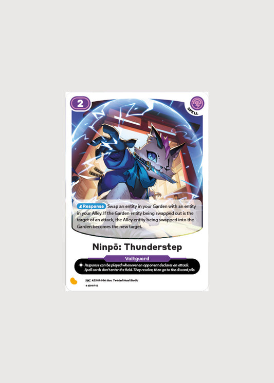 Ninpō: Thunderstep AZK01-096, Uncommon, Gates Awakened