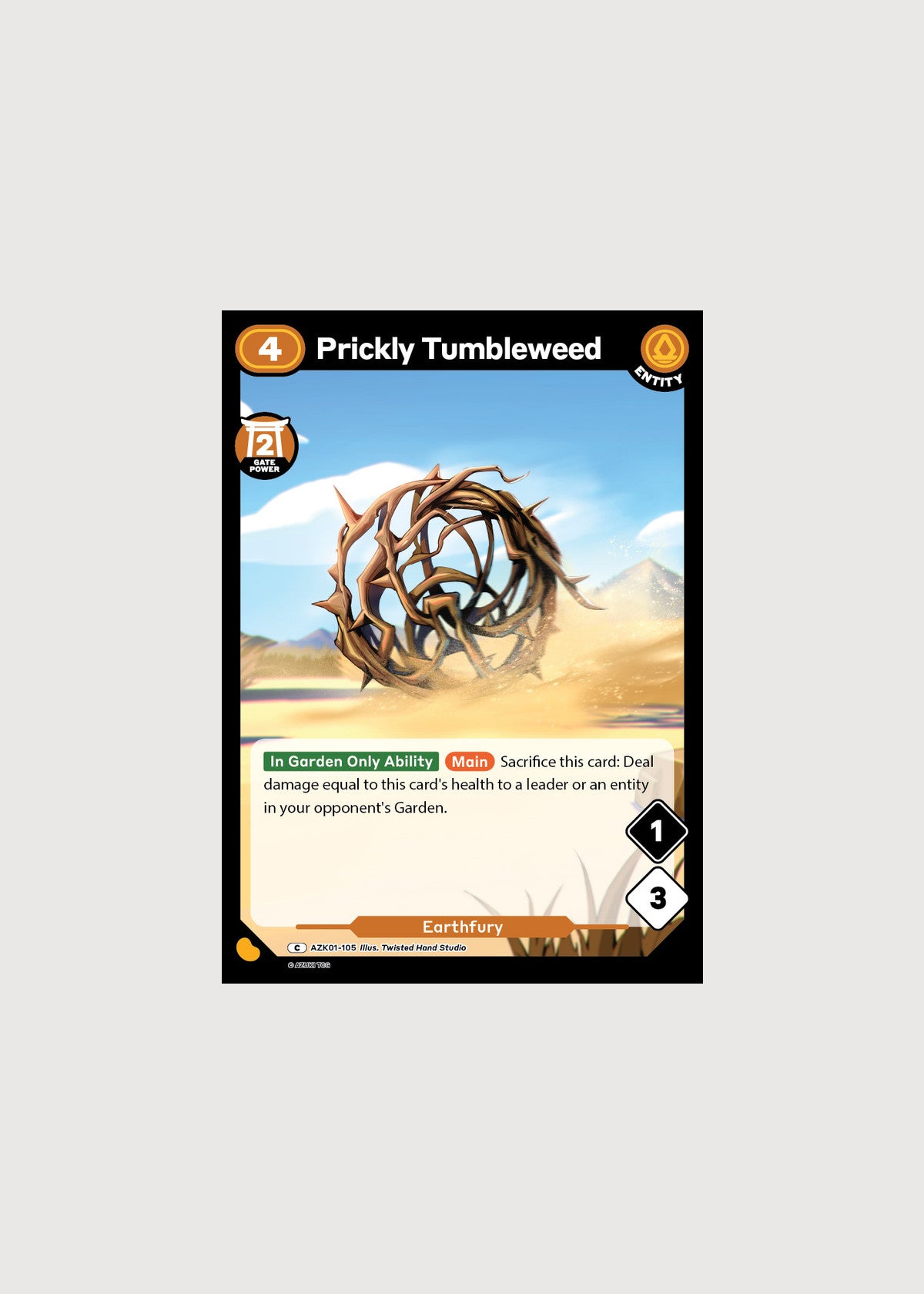 Prickly Tumbleweed AZK01-105, Common, Gates Awakened