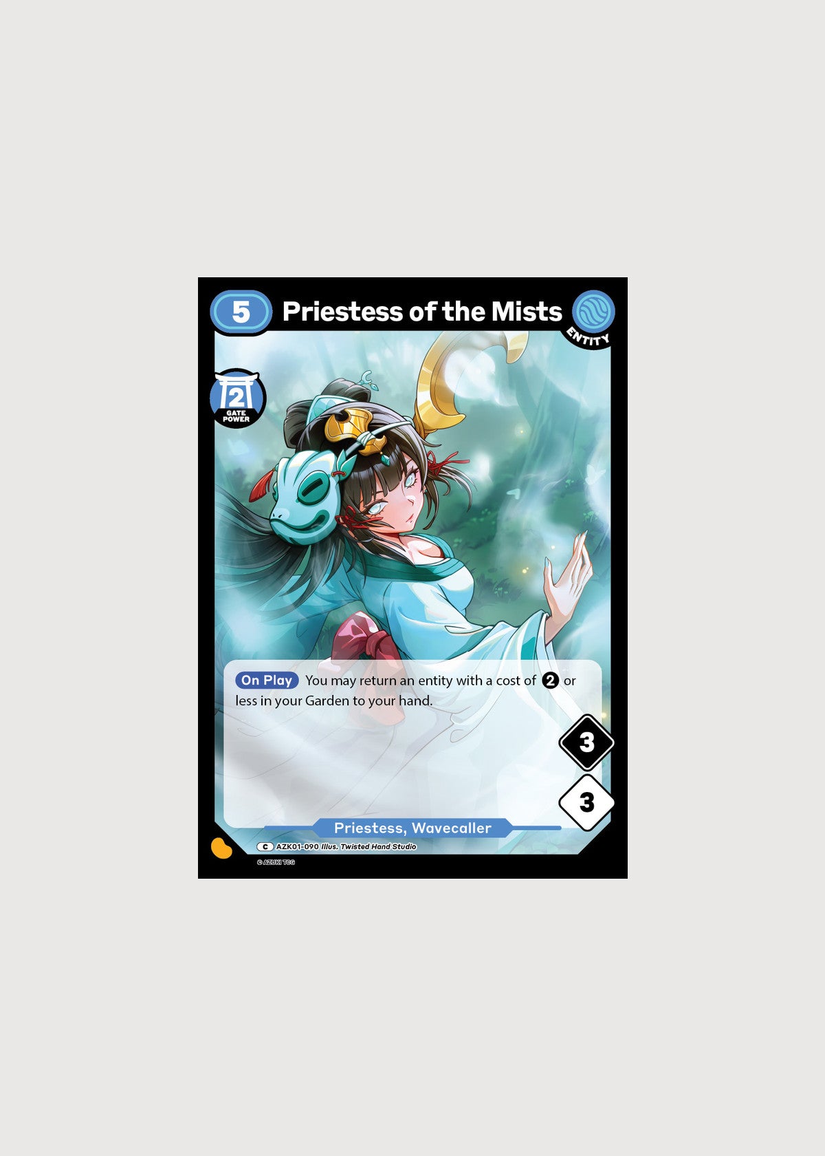 Priestess of the Mists AZK01-090, Common, Gates Awakened