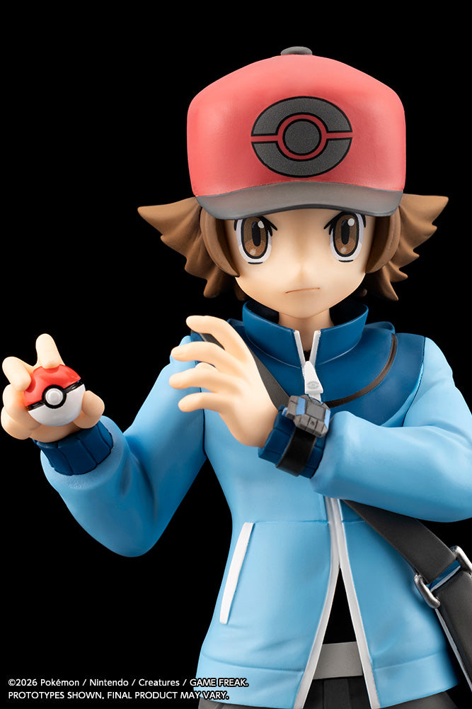 (Pre-Order) Kotobukiya: Pokémon - Hilbert with Victini ARTFX J STATUE 1/8 Scale Figure