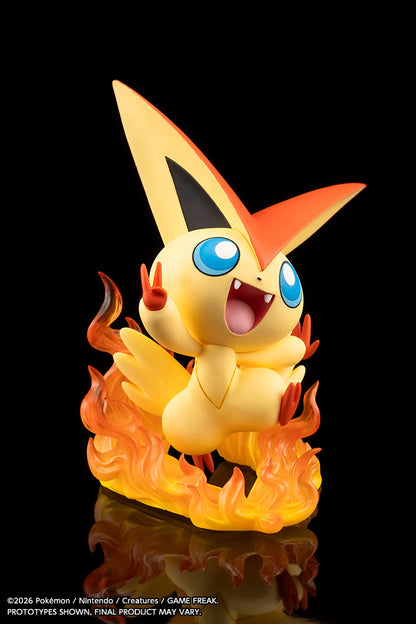 (Pre-Order) Kotobukiya: Pokémon - Hilbert with Victini ARTFX J STATUE 1/8 Scale Figure
