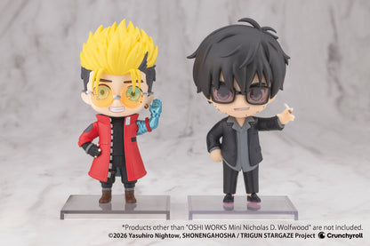 (Pre-Order) Kotobukiya: TRIGUN STARGAZE - Nicholas D. Wolfwood OSHI WORKS Mini Figure