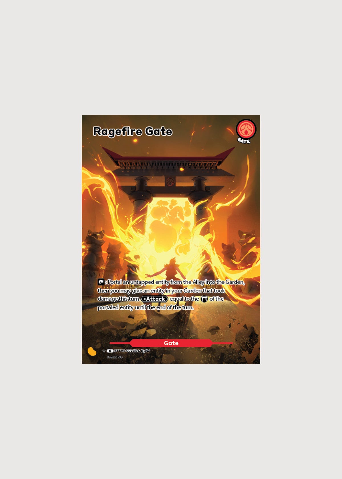 Ragefire Gate STT04-002A, Gate (Alternate Art), Gates Awakened