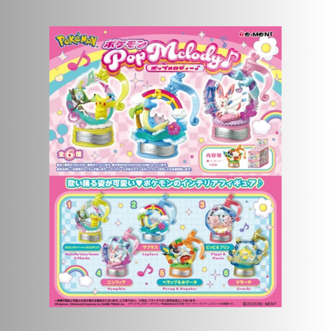 Re-Ment: Pokémon - Pop Melody♪ Blind Box