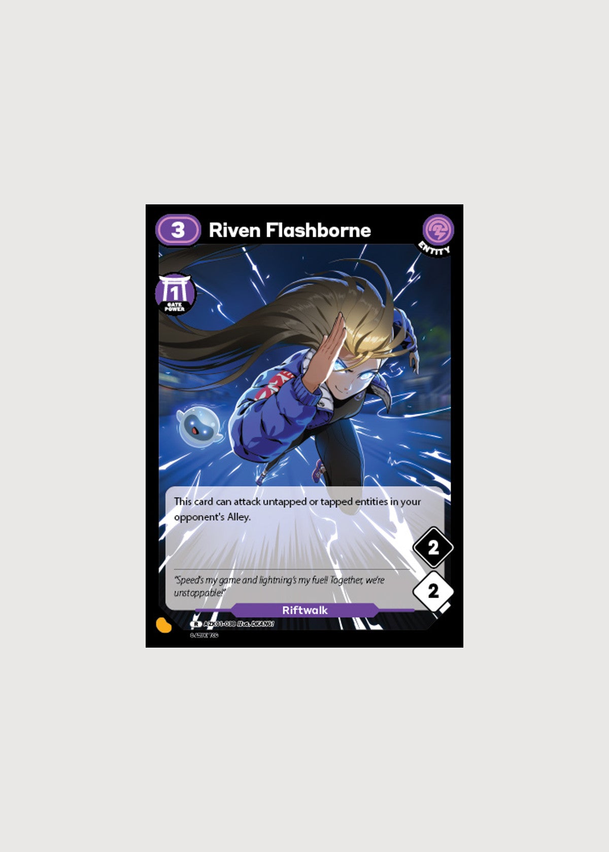 Riven Flashborne AZK01-038, Rare, Gates Awakened