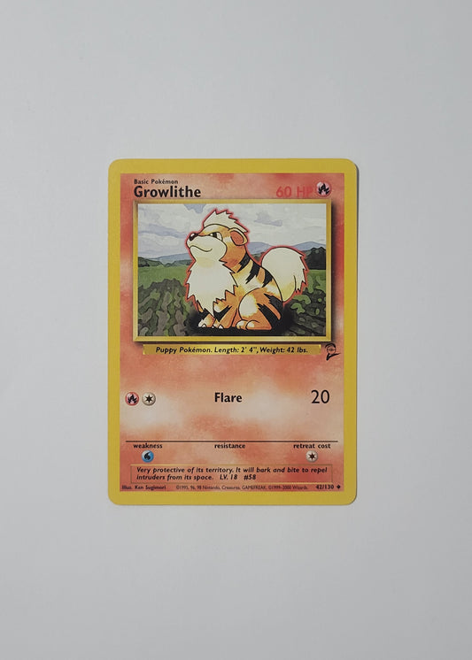 Growlithe 42/130 - Base Set 2