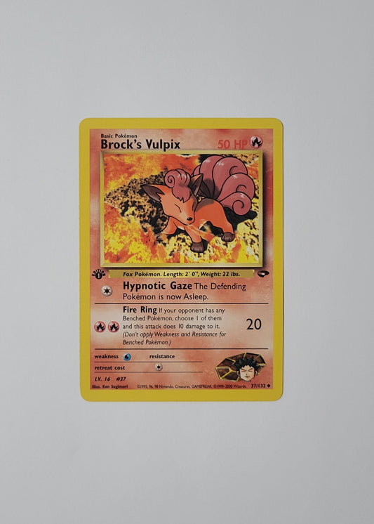 Brock's Vulpix 37/132 - Gym Challenge (1st Edition)