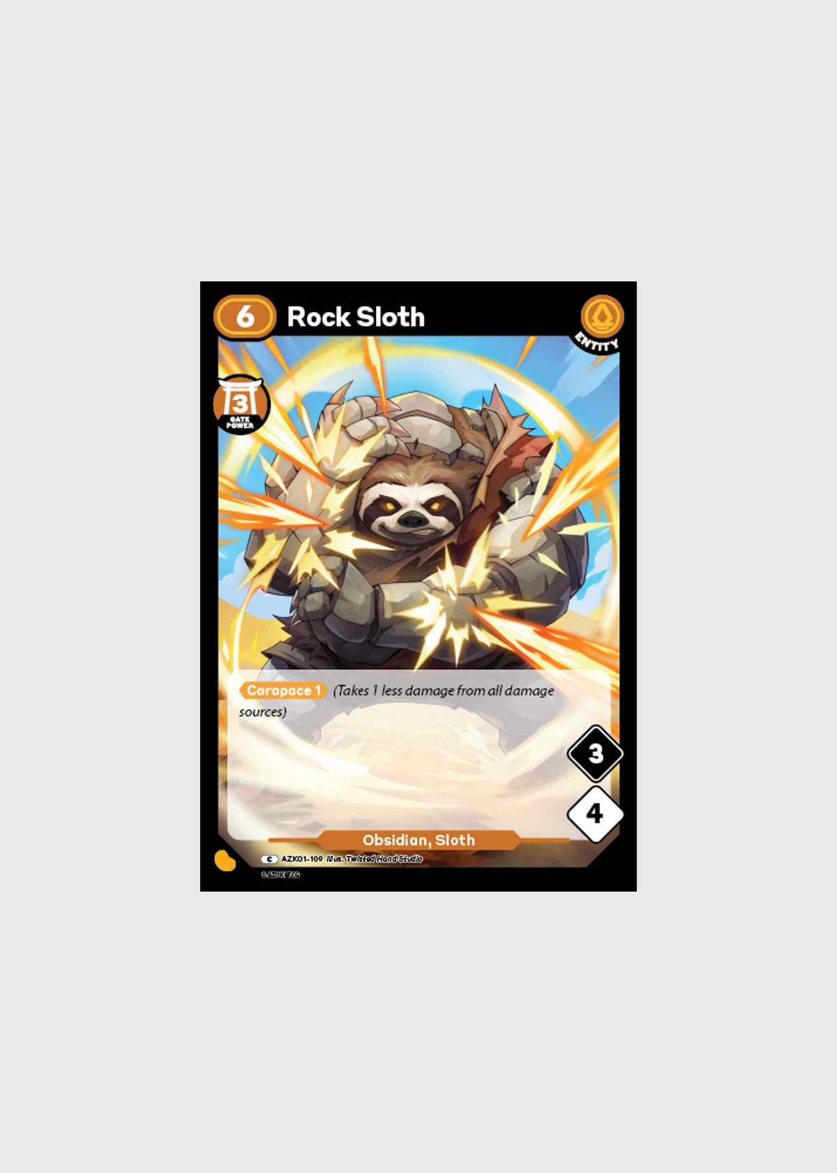 Rock Sloth AZK01-109, Common, Gates Awakened