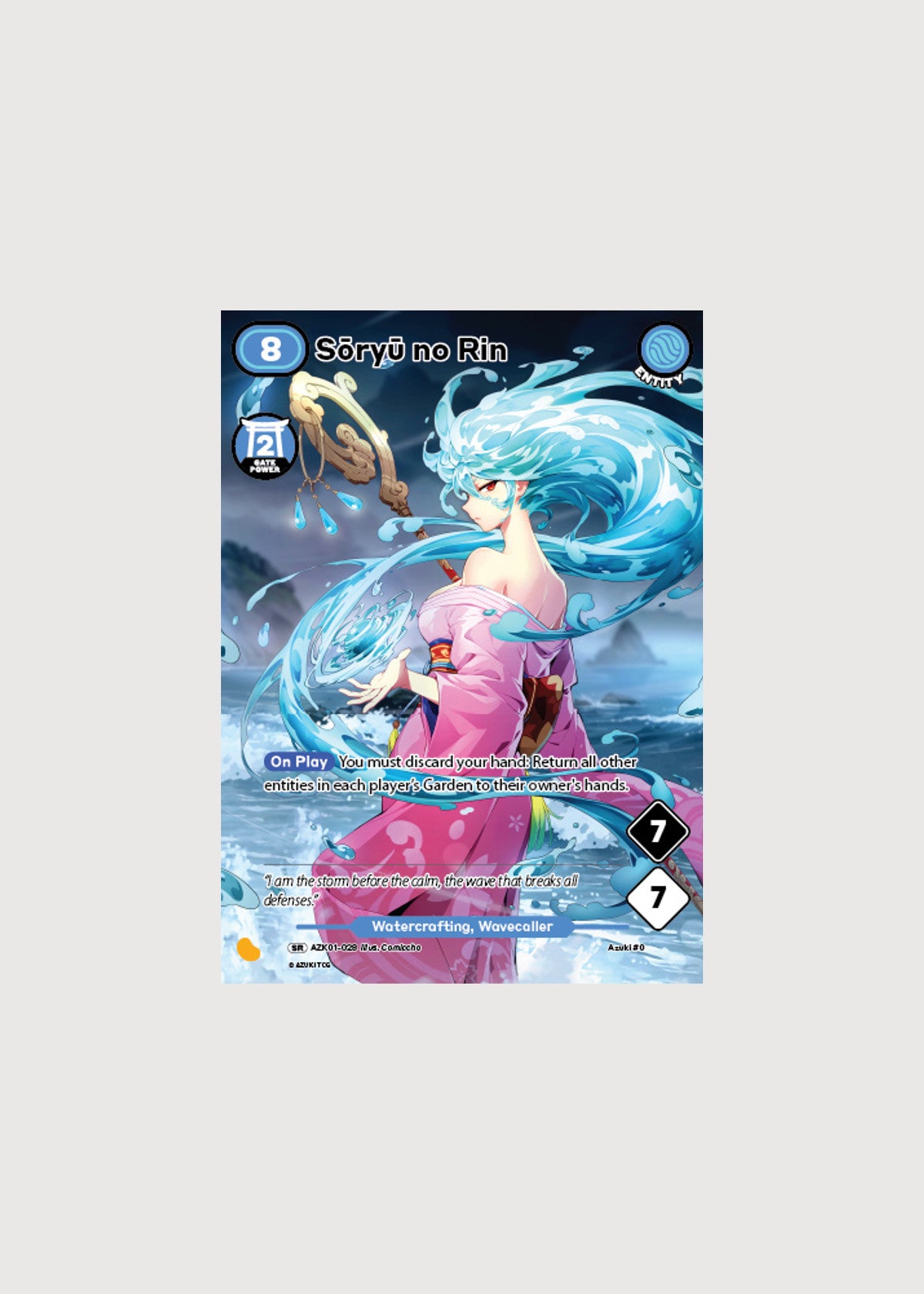 Sōryū no Rin AZK01-028, Super Rare, Gates Awakened