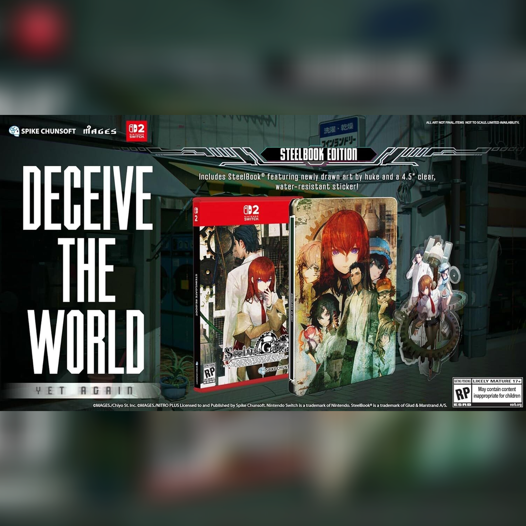 STEINS;GATE RE:BOOT Steelbook Edition - Nintendo Switch 2