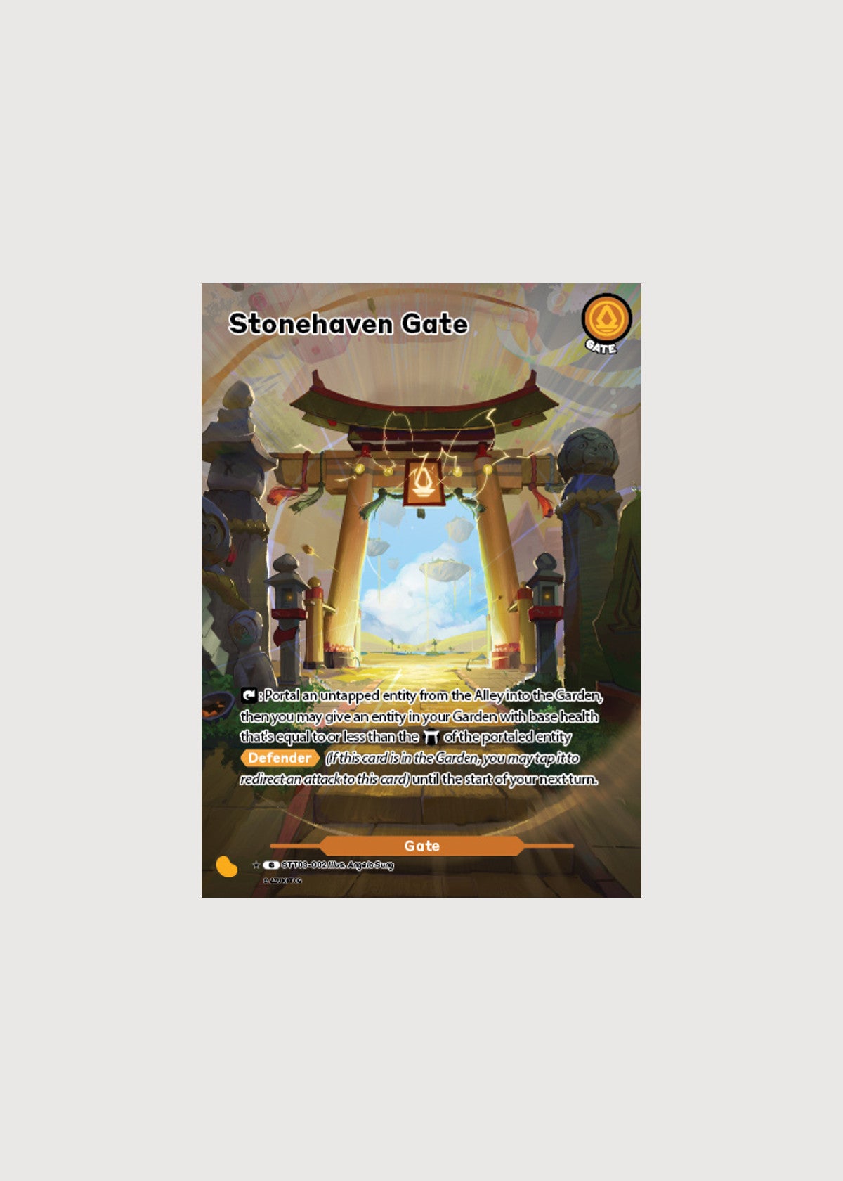 Stonehaven Gate STT03-002A, Gate (Alternate Art), Gates Awakened