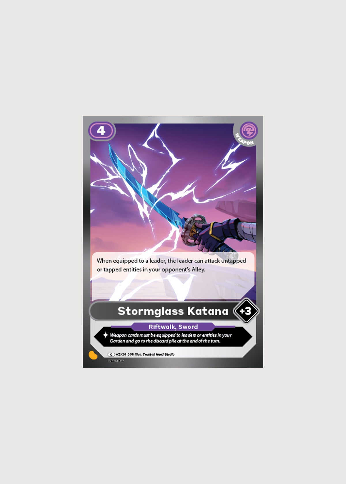 Stormglass Katana AZK01-095, Common, Gates Awakened
