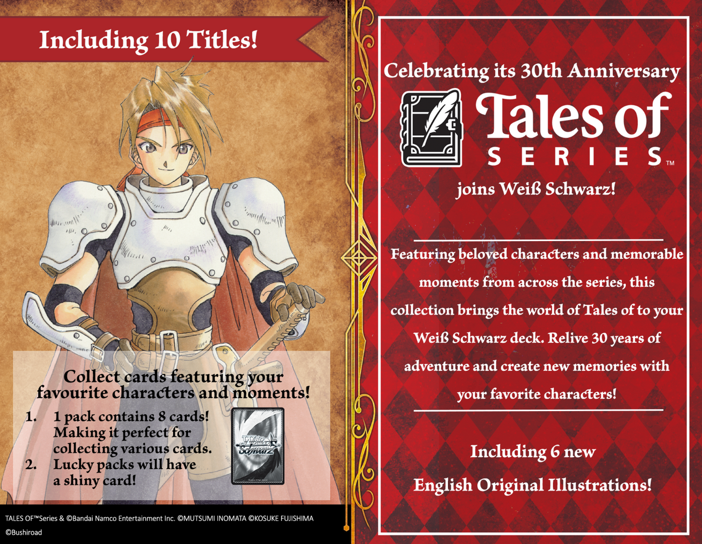 (Pre-Order) Weiß Schwarz: Tales of SERIES Booster Box (English Edition)