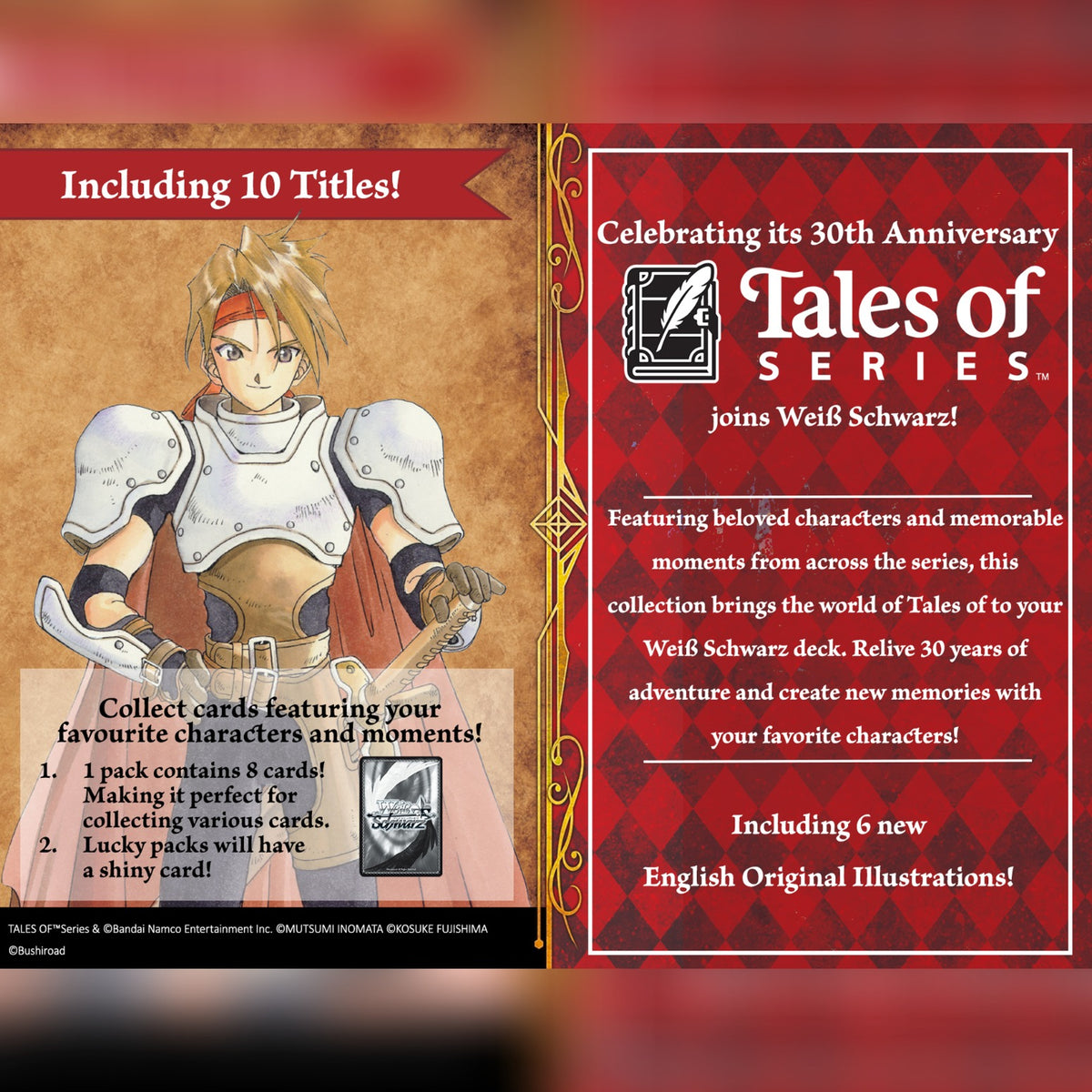 (Pre-Order) Weiß Schwarz: Tales of SERIES Booster Box (English Edition)