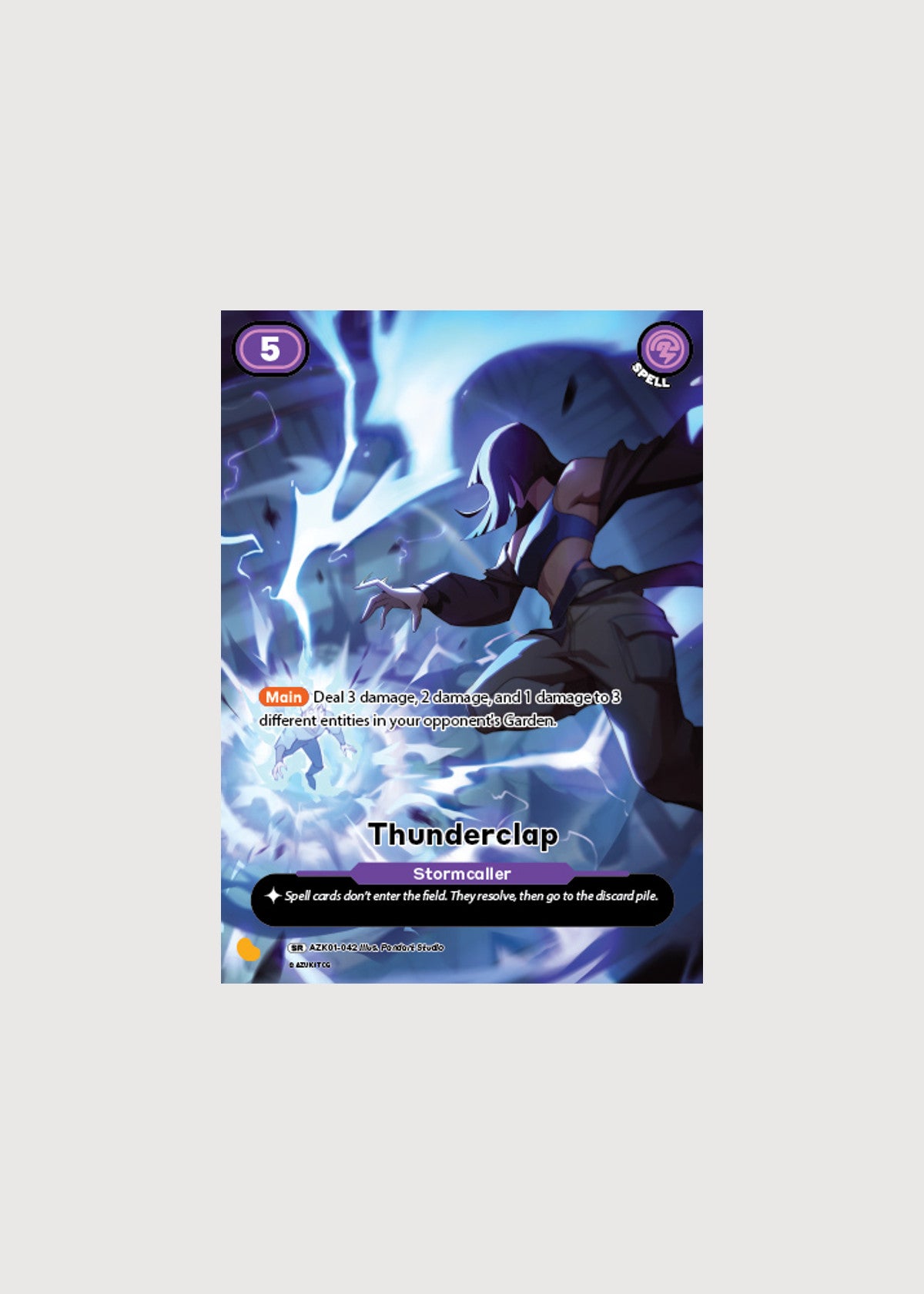 Thunderclap AZK01-042, Super Rare, Gates Awakened