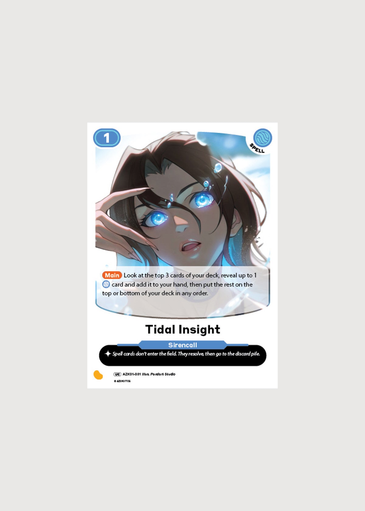 Tidal Insight AZK01-031, Uncommon, Gates Awakened
