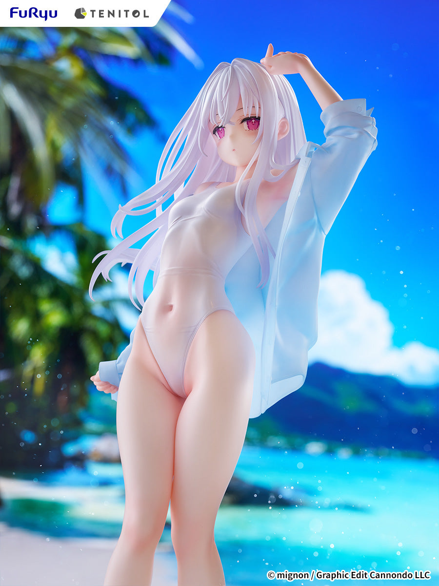 (Pre-Order) Furyu: MIGNON WORKS - Shiro Swimsuit Ver. TENITOL TALL Figure