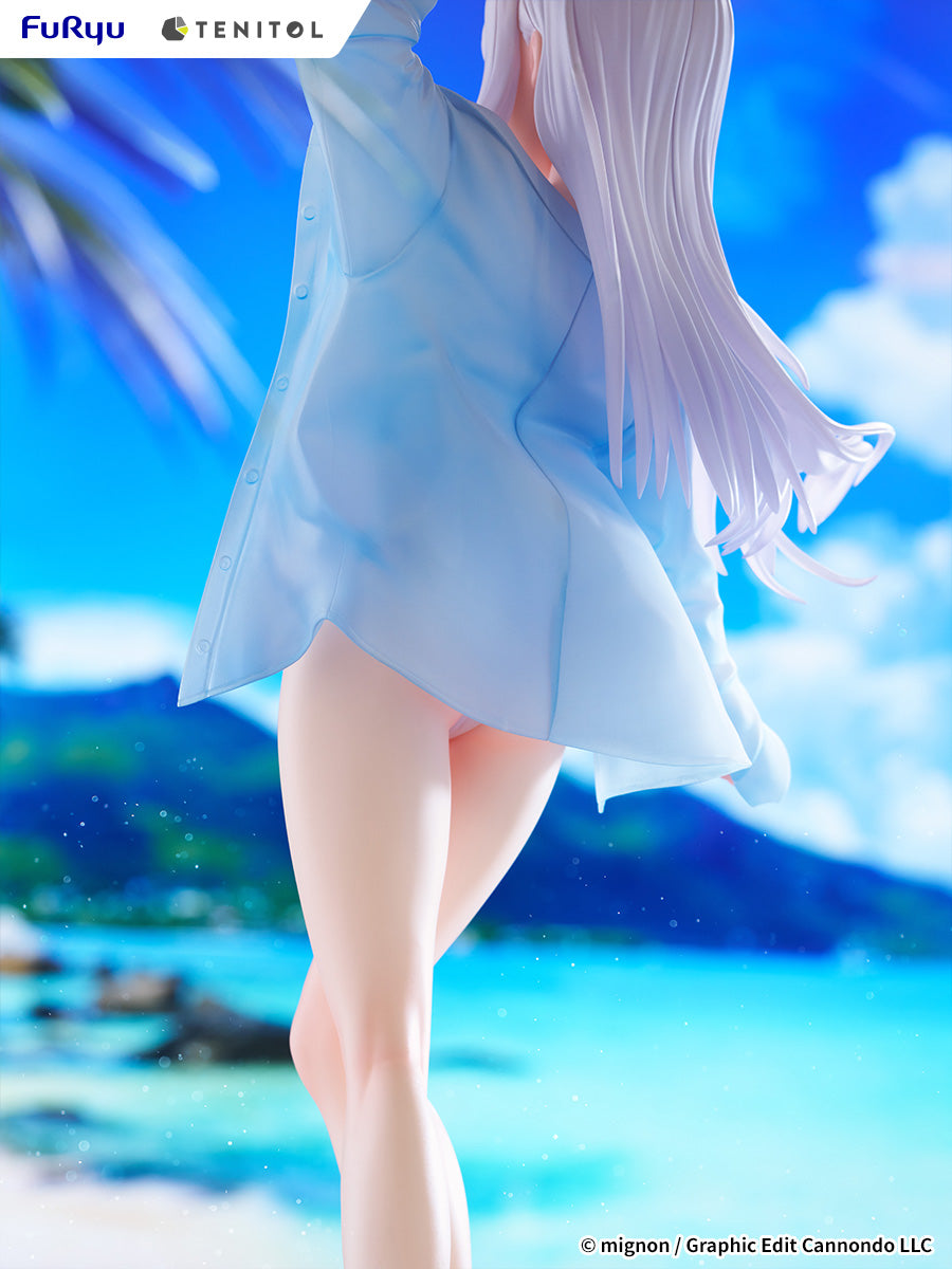 (Pre-Order) Furyu: MIGNON WORKS - Shiro Swimsuit Ver. TENITOL TALL Figure