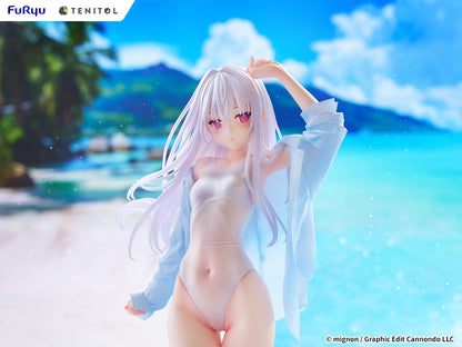 (Pre-Order) Furyu: MIGNON WORKS - Shiro Swimsuit Ver. TENITOL TALL Figure