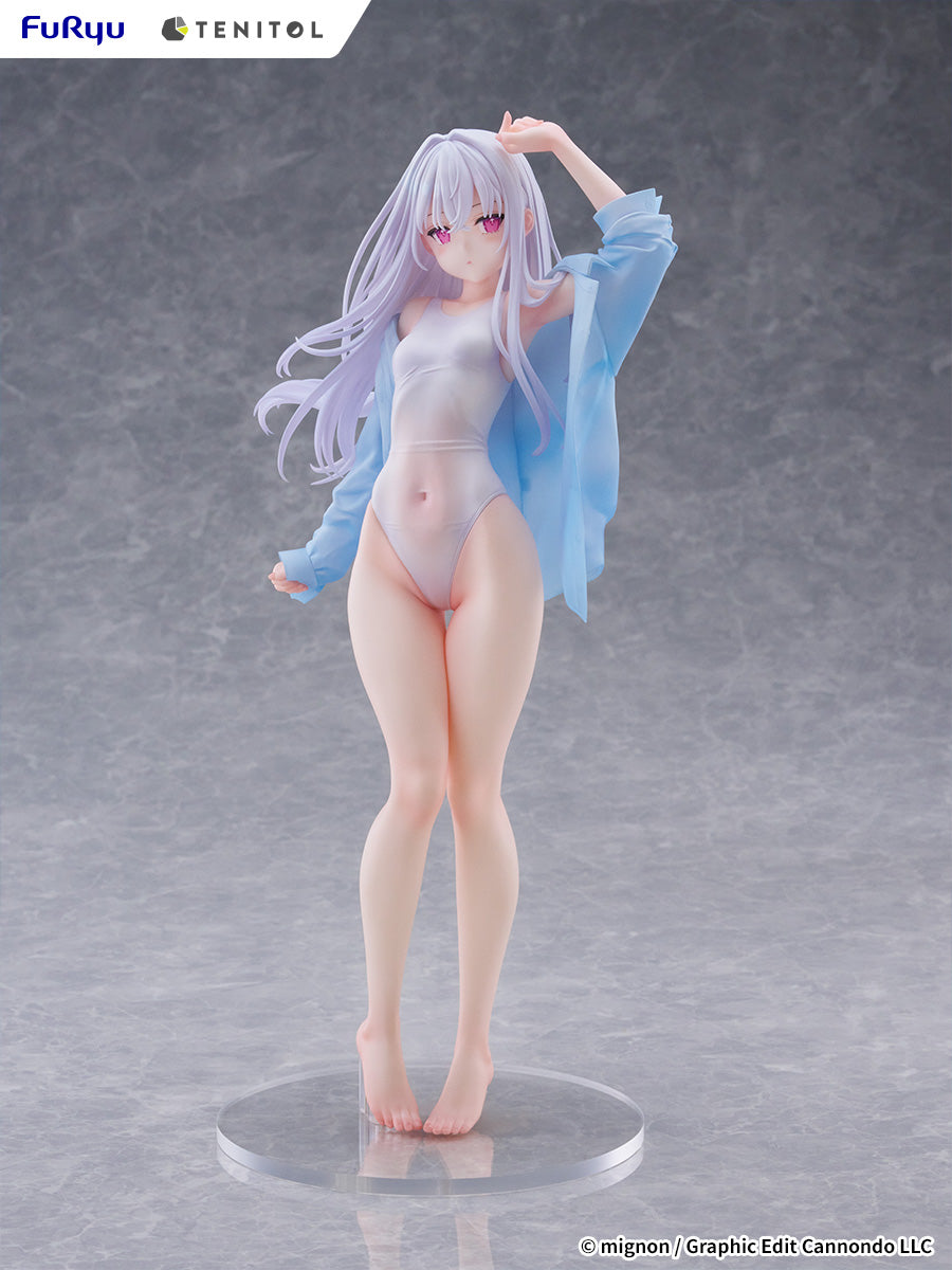 (Pre-Order) Furyu: MIGNON WORKS - Shiro Swimsuit Ver. TENITOL TALL Figure