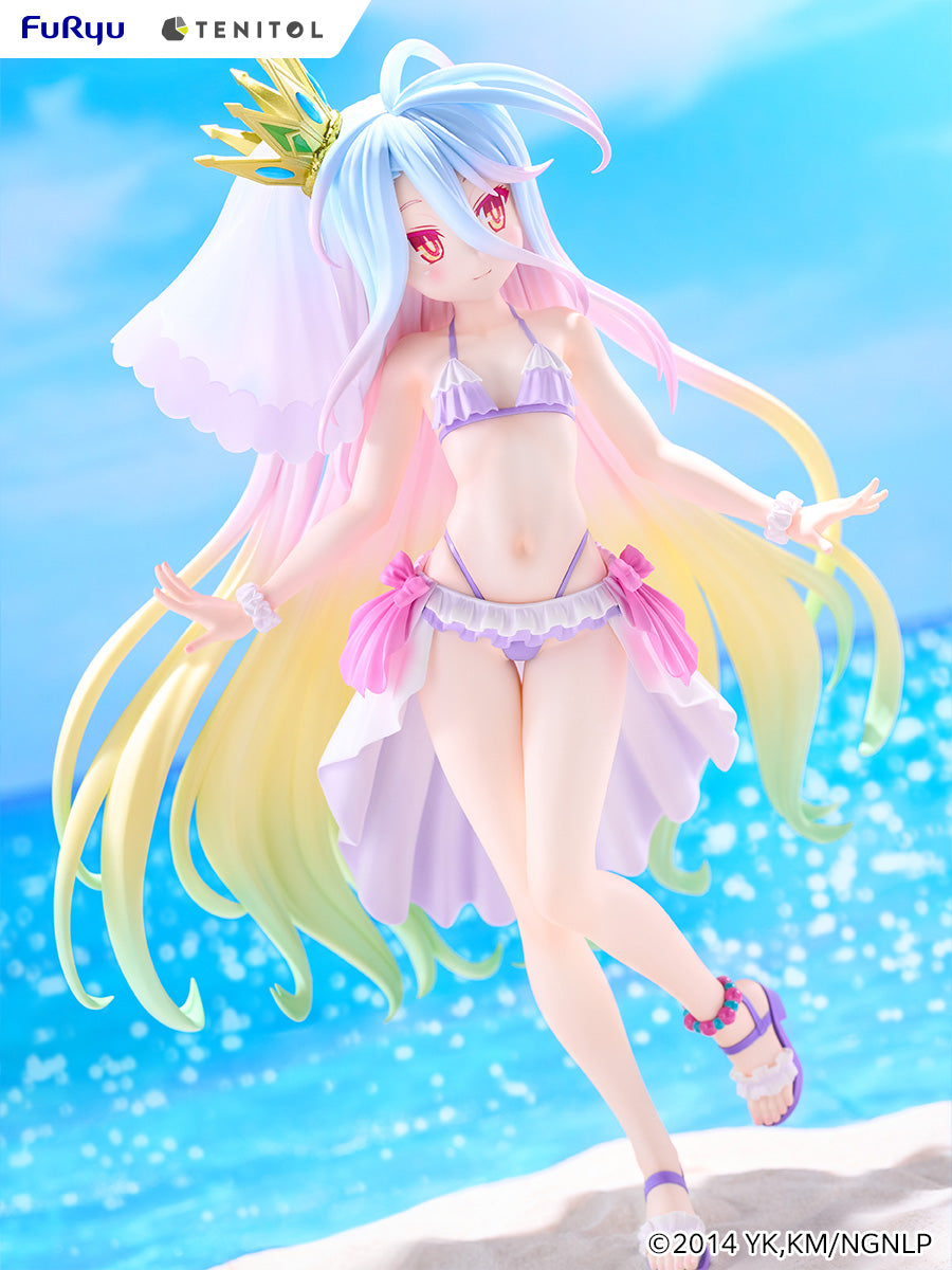 (Pre-Order) Furyu: No Game No Life - Shiro Swimwear Dress Ver. TENITOL TALL Figure