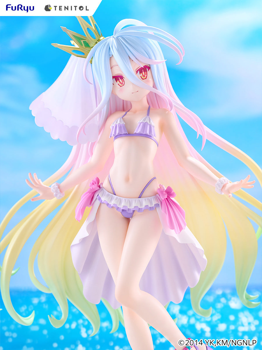 (Pre-Order) Furyu: No Game No Life - Shiro Swimwear Dress Ver. TENITOL TALL Figure