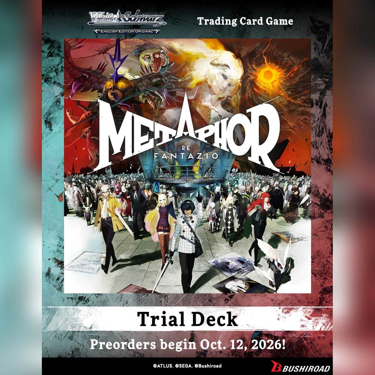 (Pre-Order) Weiß Schwarz: Metaphor: ReFantazio Trial Deck (English Edition)