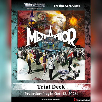 (Pre-Order) Weiß Schwarz: Metaphor: ReFantazio Trial Deck (English Edition)