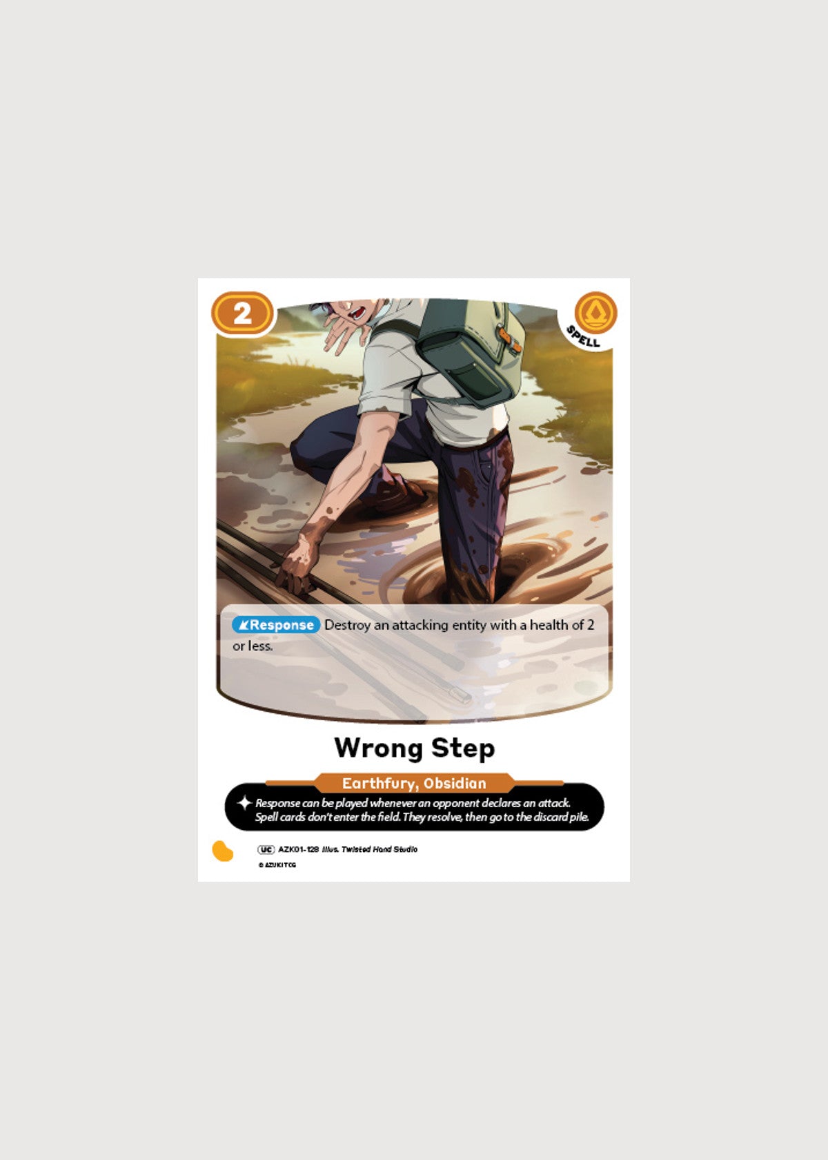 Wrong Step AZK01-128, Uncommon, Gates Awakened