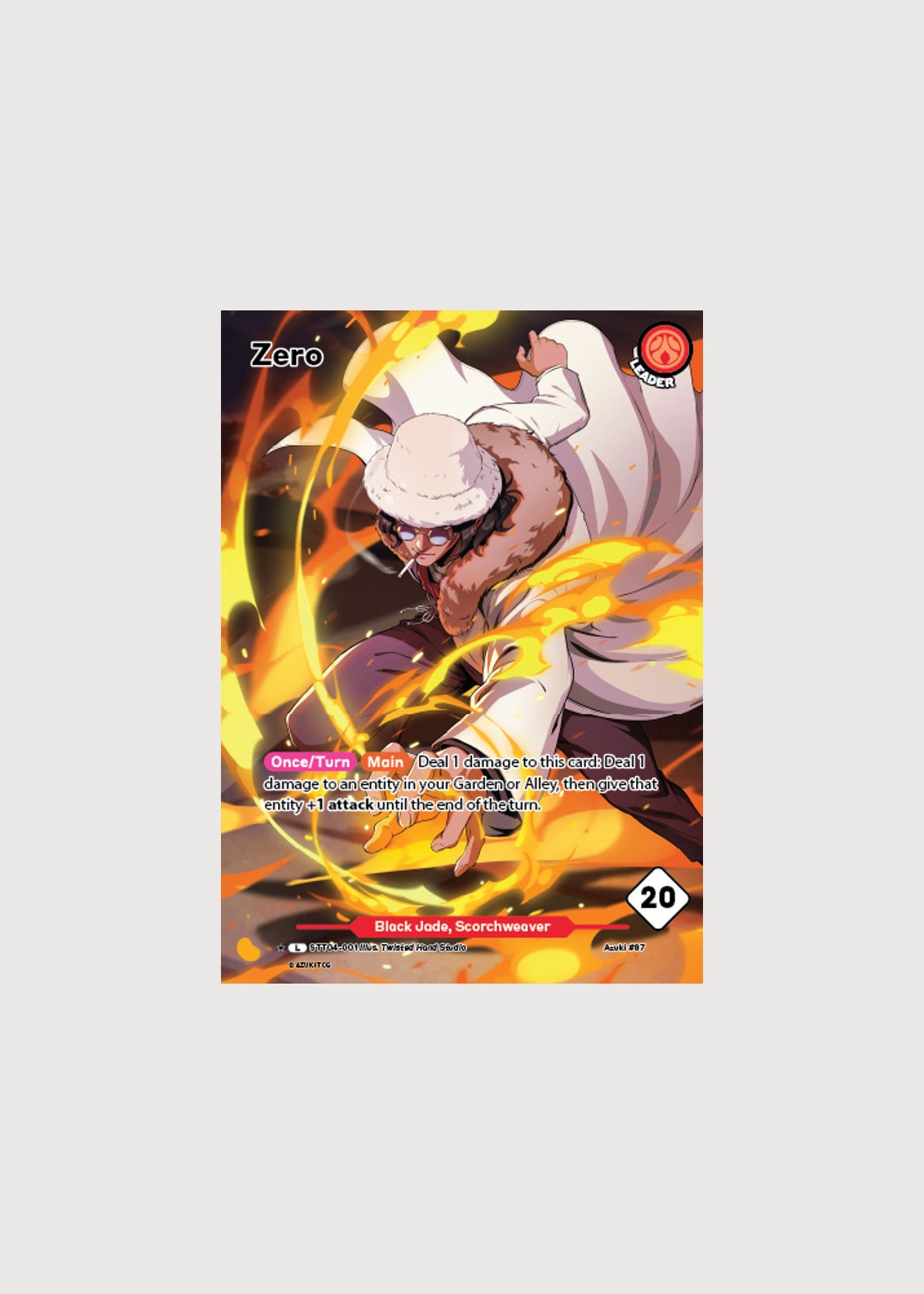 Zero STT04-001A, Leader (Alternate Art), Gates Awakened